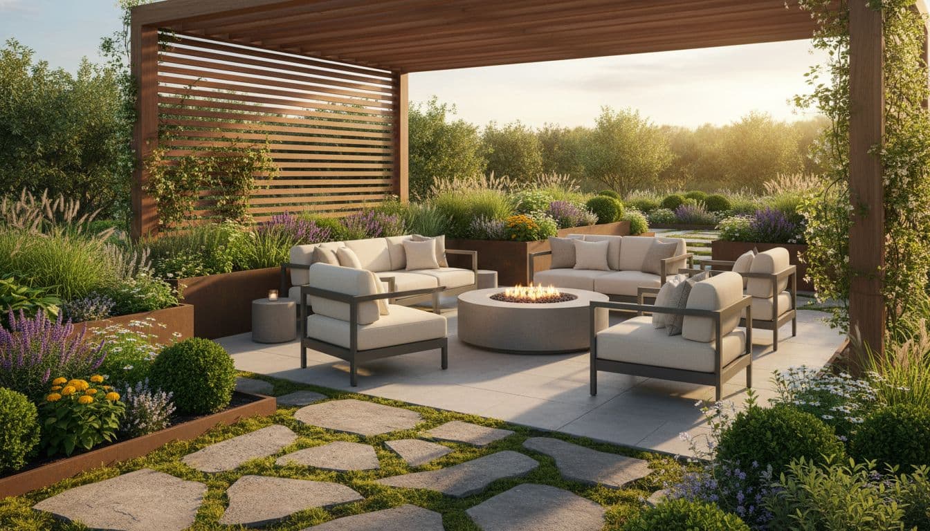 A garden plan that clearly solves a specific brief