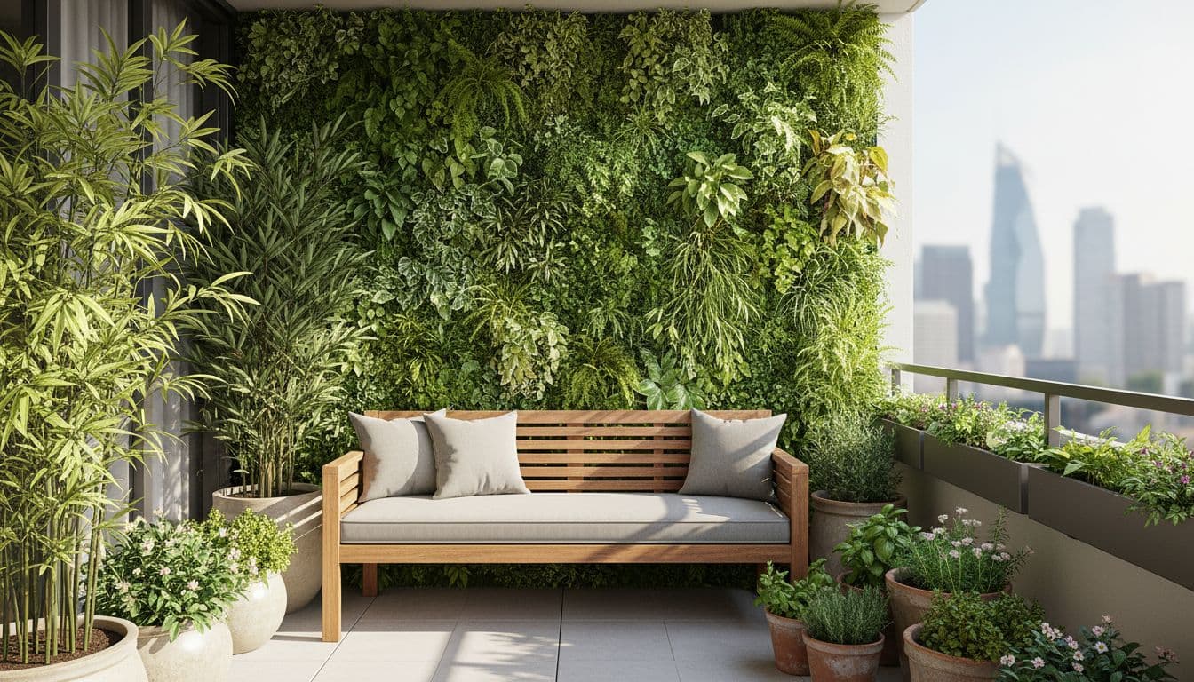 A balcony garden designed across devices